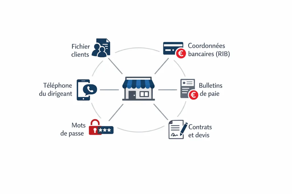 cybersécurité : les données sensibles d'une entreprise