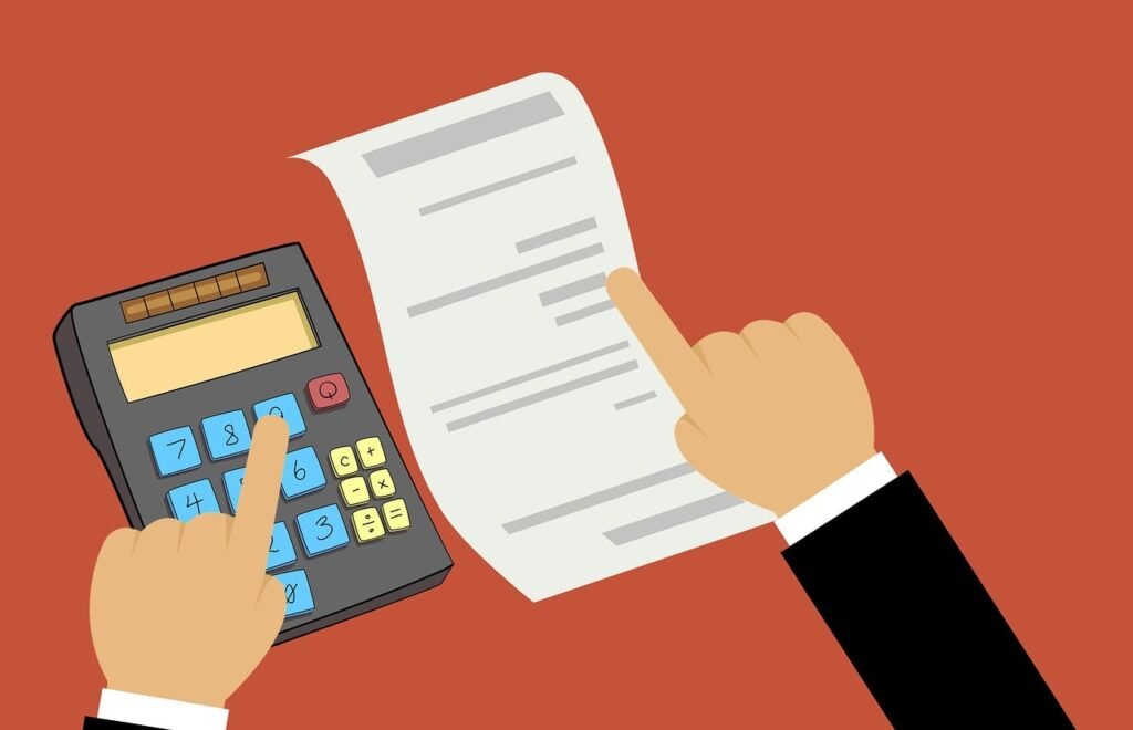 Illustration d’une facture et d’une calculatrice pour expliquer le rôle d’une PDP dans la facturation électronique